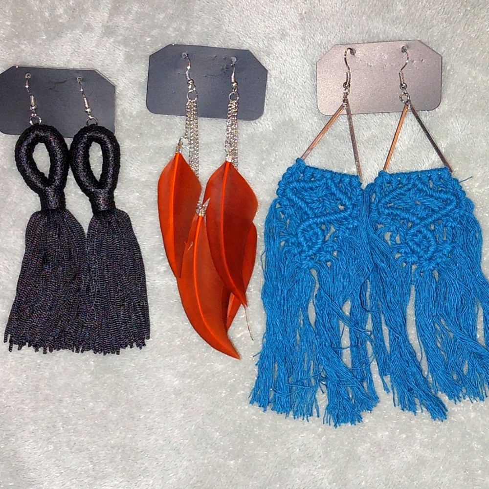 Earrings Boho 3pc Set